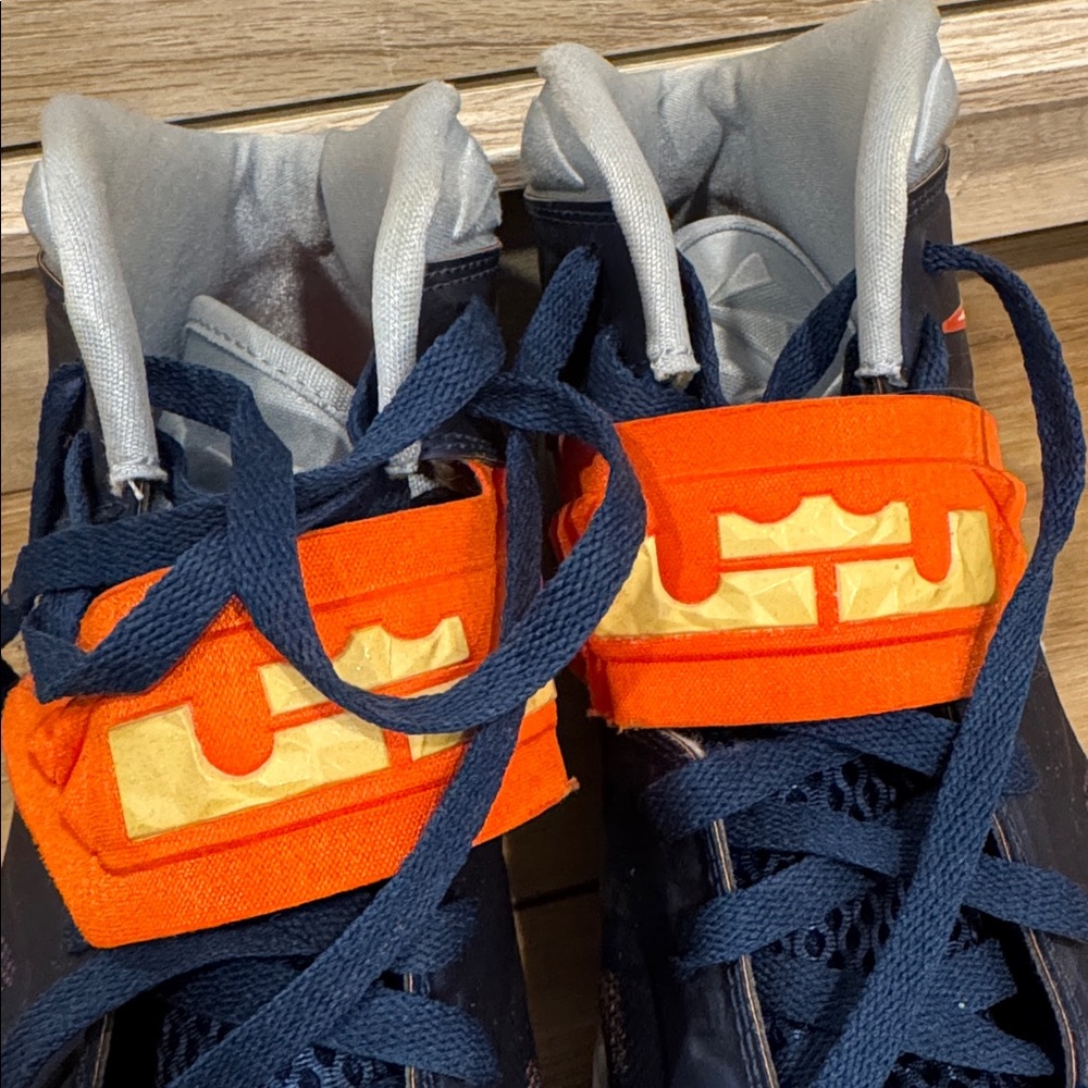 Nike Zoom Soldier VII Shoes - Brave Blue/Armory/Team Orange - Picture 4 of 7